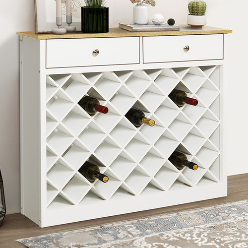 Ynes 2 Drawer Wine Rack